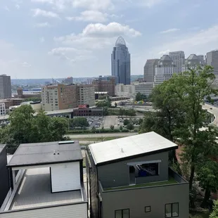 outside