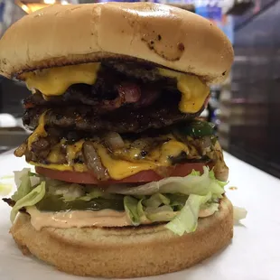 Double bacon burger !