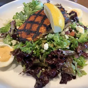 Blacked Salmon Salad