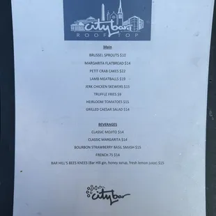 Regular Menu