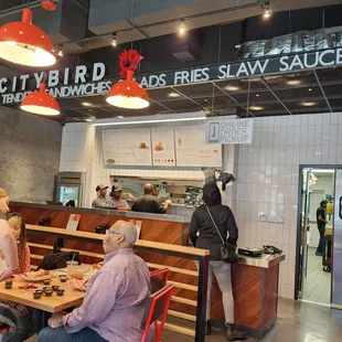 sushi and sashimi, interior