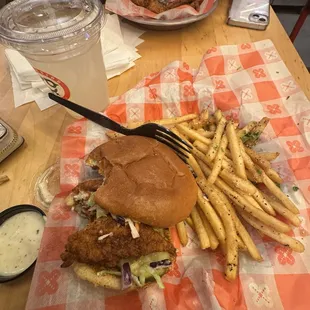 CityBird Tender Sandwich Meal w/ Fries
