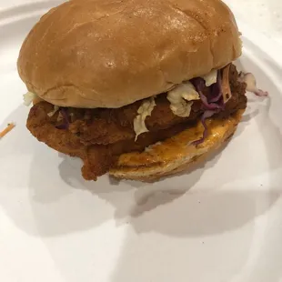 Spicy chicken sandwich