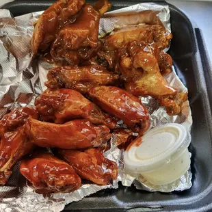 chicken, poultry, bbq wings, chicken wings and fried chicken, fried chicken, chicken wings, fried chicken wings, food, bbq chicken