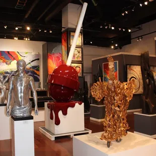 Lollipops by Elena Bulatova, gallery row in Aria