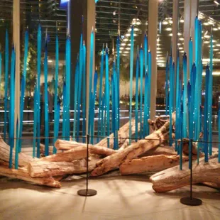 #(??) Reeds and Logs, 2008 artist: Dale Chihuly (American b.1941) not too bad for a man with 1 eye &amp; 1 arm and 1 mastermind.