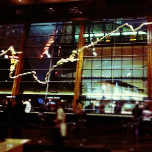 #1 Silver River , 2009 artist: Maya Lin (American b.1959) The Colorado river recreated in reclaimed silver above the Aria lobby.