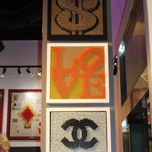 Screw art by Efi Mashiah Elena Bulatova Fine Art in gallery row in Aria