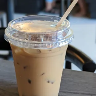 a cup of iced coffee