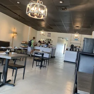 the interior of a restaurant