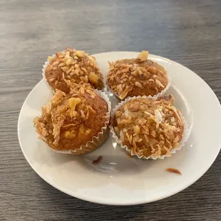 Cute little complementary starter banana coconut