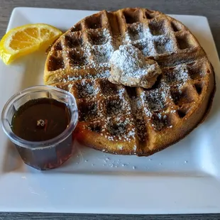 food, waffles