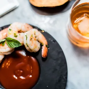 Shrimp cocktail small plate