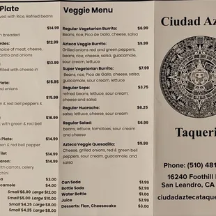 Menu 2024
