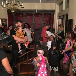 Halloween Hogwarts party.