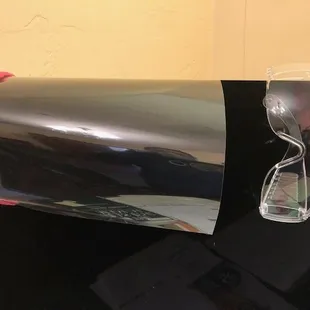 Face shield and goggles