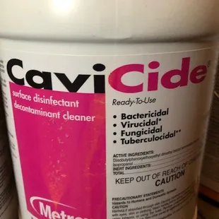 Heavy duty virucide cleaner