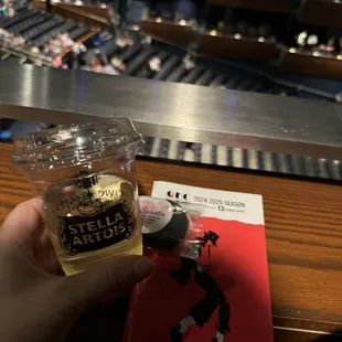 You can buy wine and they serve it in a sippy cup!