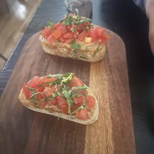 Vegan bruschetta