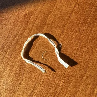 Package twist and unidentifiable item.