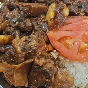 Oxtail n white rice