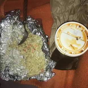 Their macaroni salad which is yummy