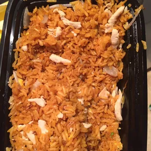 The most pathetic specimen of 'Chicken Fried Rice' I have ever seen!