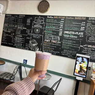 Ice Ube latte