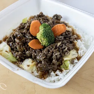 Beef Teriyaki bowl. Yum!!