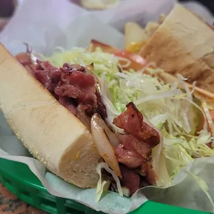 Hot Pastrami Sandwich