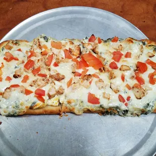 Chicken Florentine Flatbread