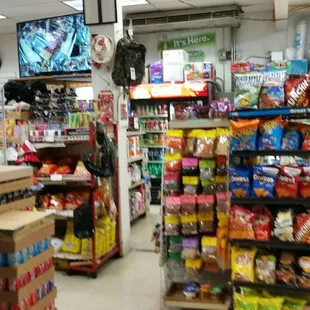 Looking in from the entrance.