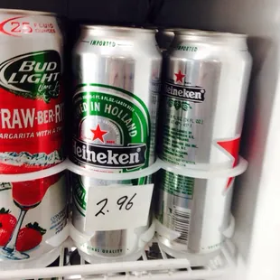 Cheap beer...
