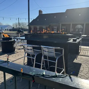 Patio was perfect, great ambience!