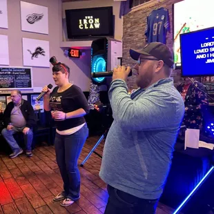 Yes, we did karaoke!