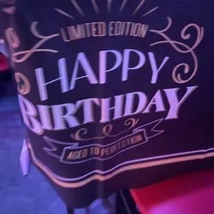 It's where we had our birthday party