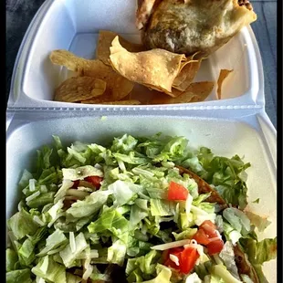 This place is modestly great...ground beef crunchy tacos!!!