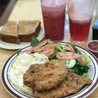 Pork Chop & Eggs