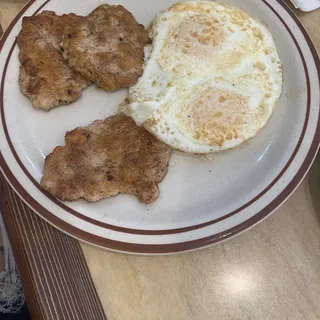 Chicken Sausage & Eggs