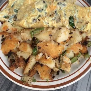 Ham & Mushroom Omelette