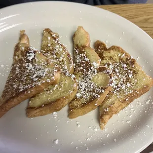 French Toast (a little pitiful and undercooked)