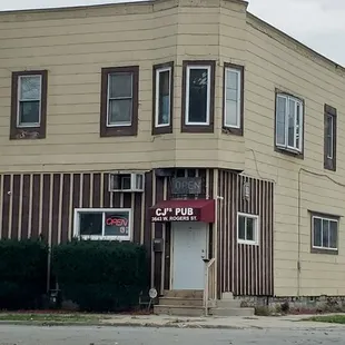 the corner of a street