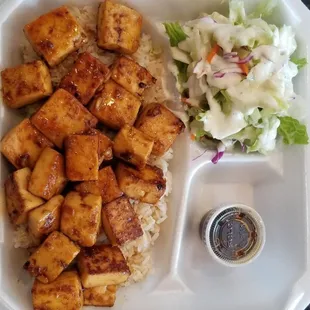 Honey Spicy Tofu!!