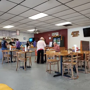 customers in a restaurant