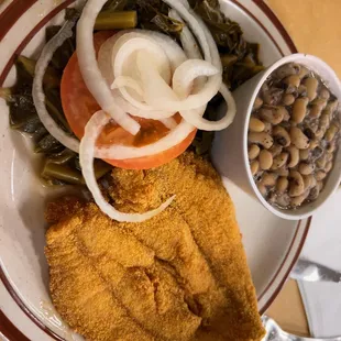 fried catfish dinner! Love it!!