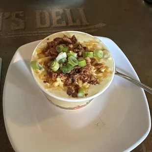 Loaded baked potato soup