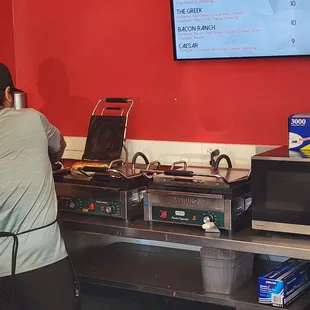 You can get a panini-pressed sando