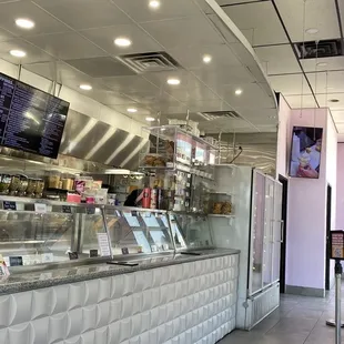 the inside of the restaurant
