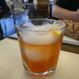 Smoky old fashion. Yum