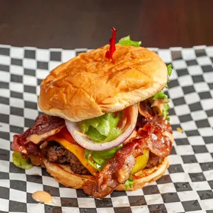 burgers, food, burger